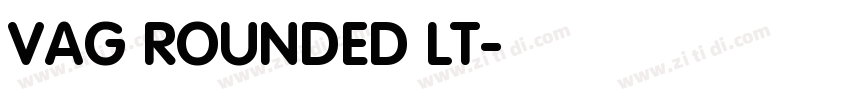 VAG ROUNDED LT字体转换